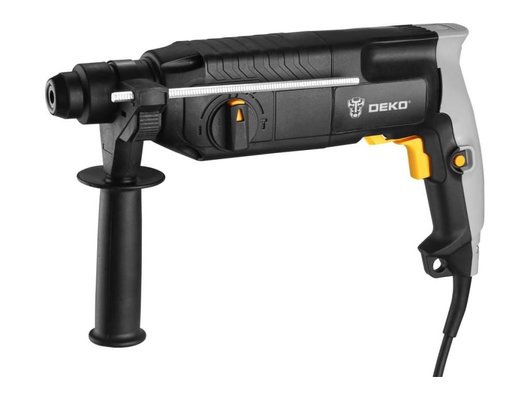 Перфоратор DEKO DKH850W в кейсе с набором из 5 буров SDS+ 063-4111